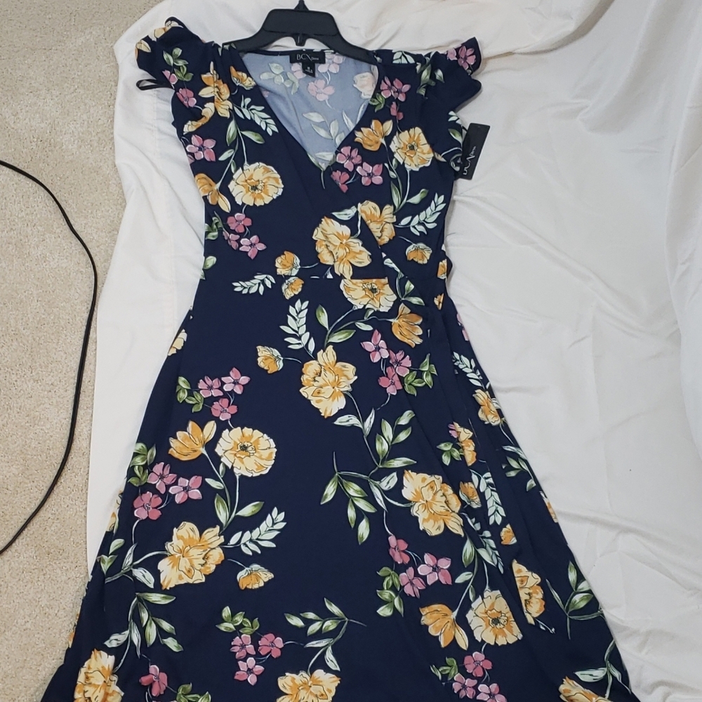 Spring wrap dress